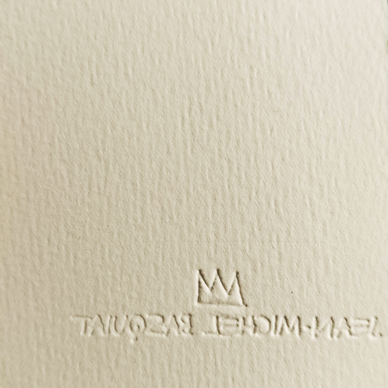 1990s Jean-Michel Basquiat Limited Edition Lithograph numbered in pencil.