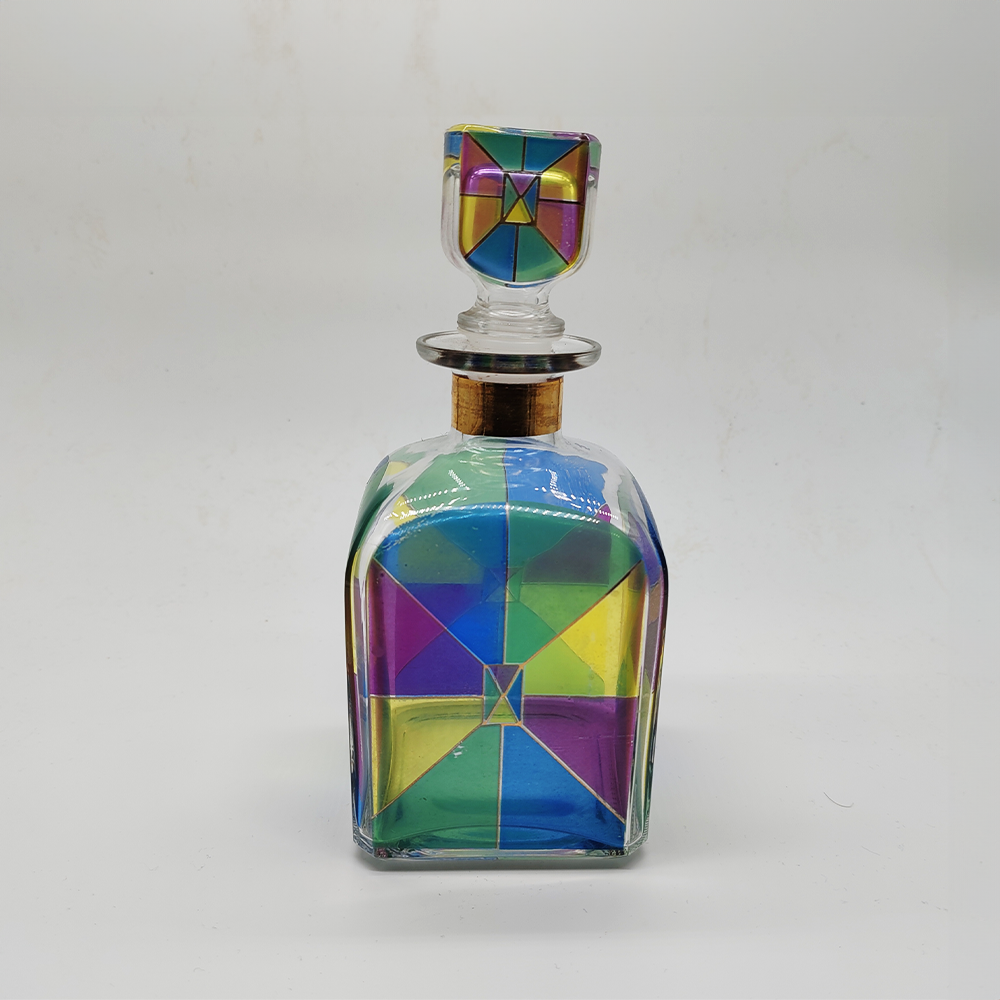 Vintage Set of three Liquor / Decorative Bottles - 1970s