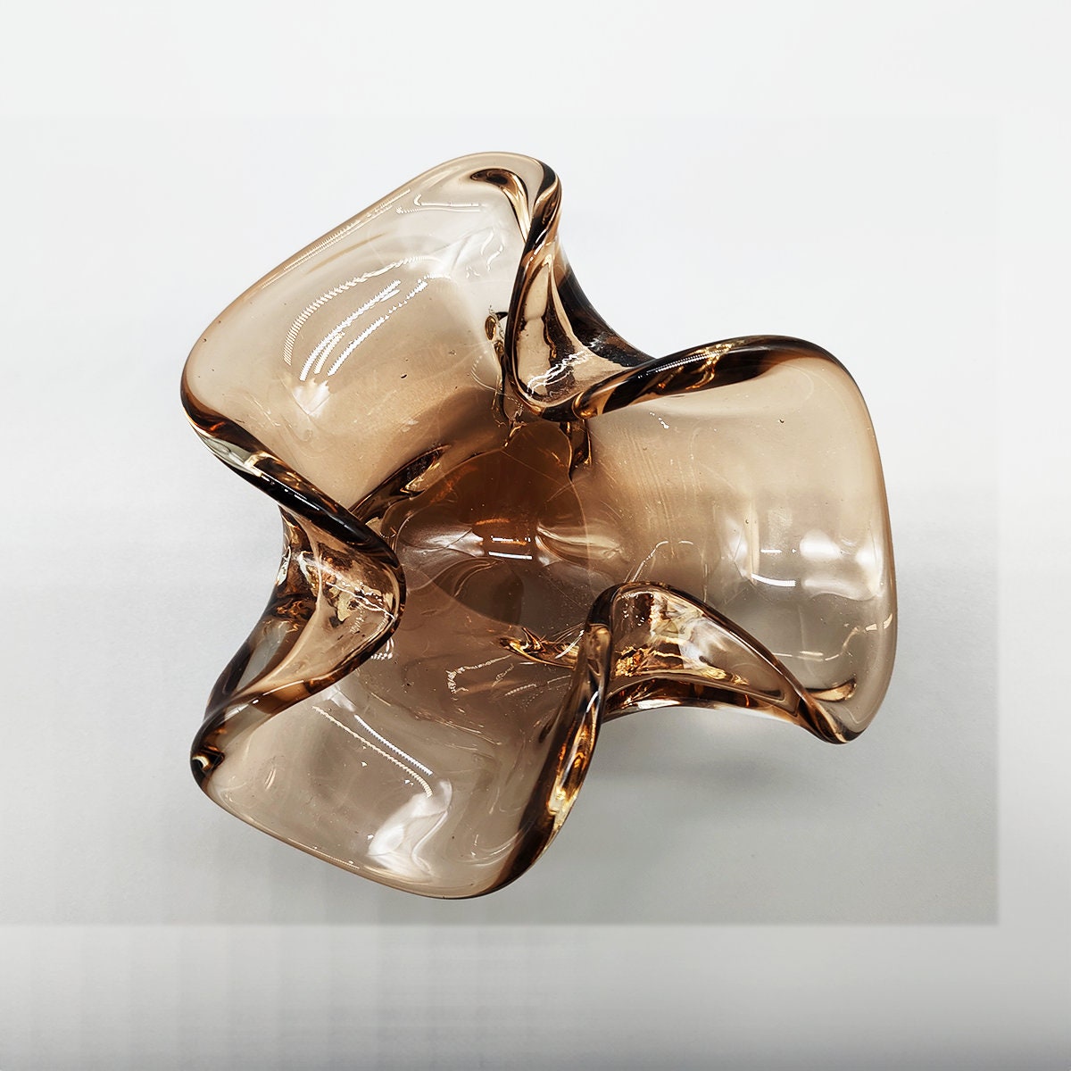1960s Big Ashtray - Catch-all in Murano Glass by Flavio Poli