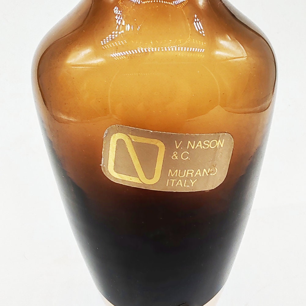 1960s little Single Flower Vase by Nason in Murano Glass.