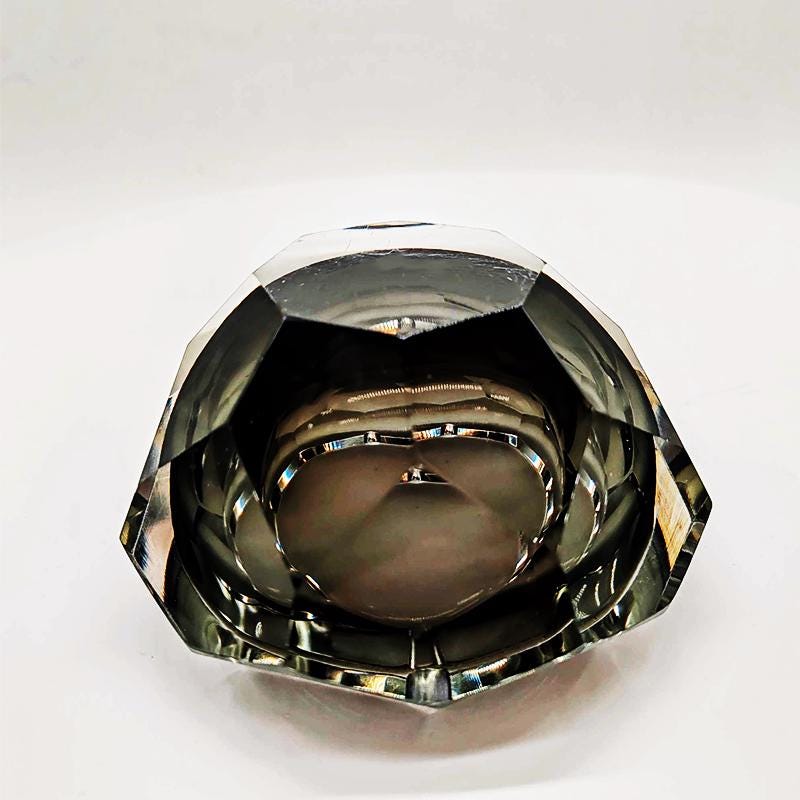 1960S Ashtray or Catch-all in Murano Glass by Flavio Poli for Seguso. Made in Italy.