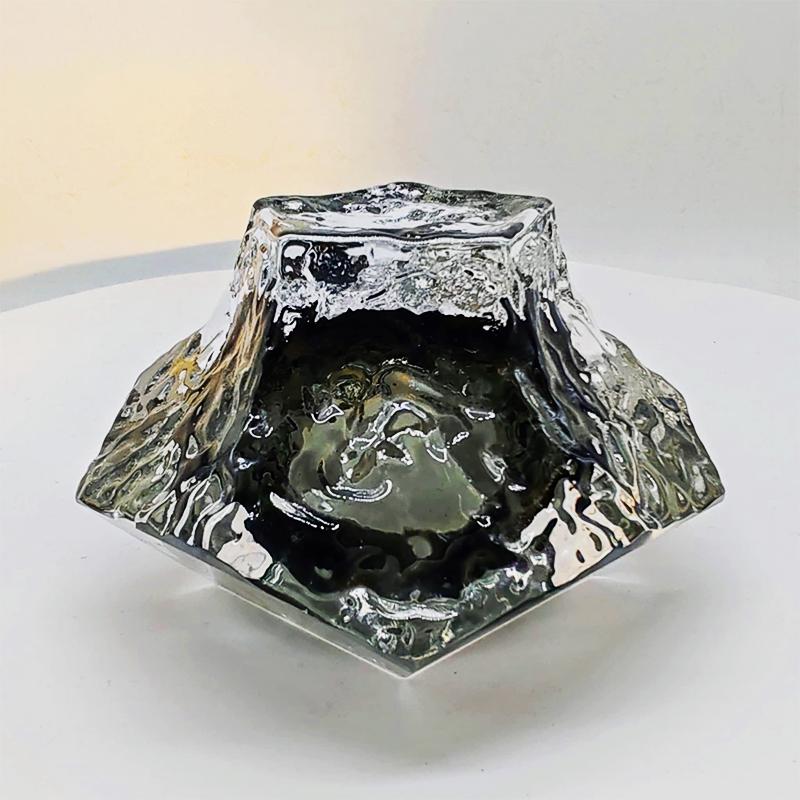 1960s Stunning Ashtray or Catch-all in Murano Glass by Flavio Poli for Seguso. Made in Italy.