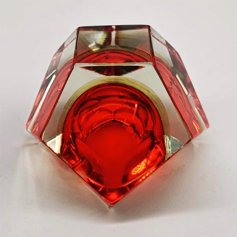 1960s Ashtray or Catch-all in Murano Glass by Flavio Poli for Seguso.