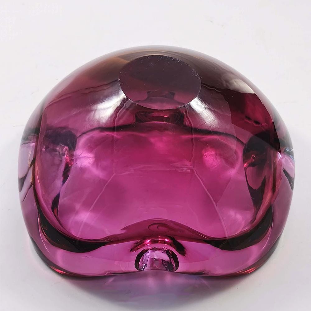 1960s Ashtray in Murano Glass by Flavio Poli for Seguso. Made in Italy.