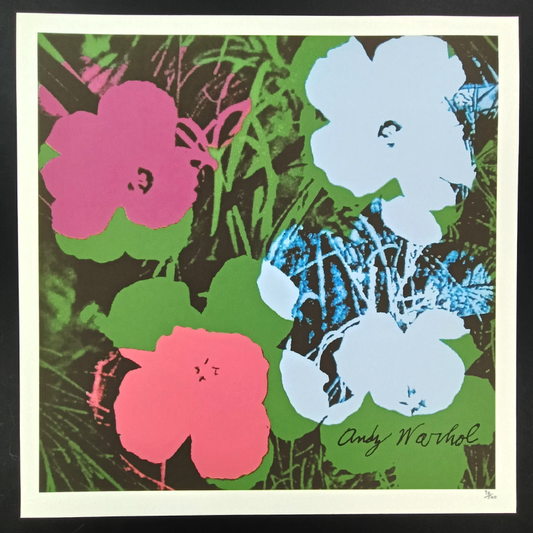 Andy Warhol "Flowers" Limited Edition Lithograph by CMOA.