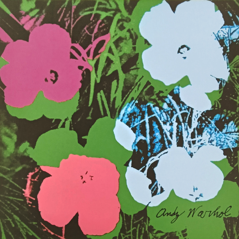 Andy Warhol "Flowers" Limited Edition Lithograph by CMOA.