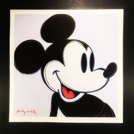 1980s Andy Warhol "Mickey Mouse" Classic - Limited Edition Lithograph by CMOA.