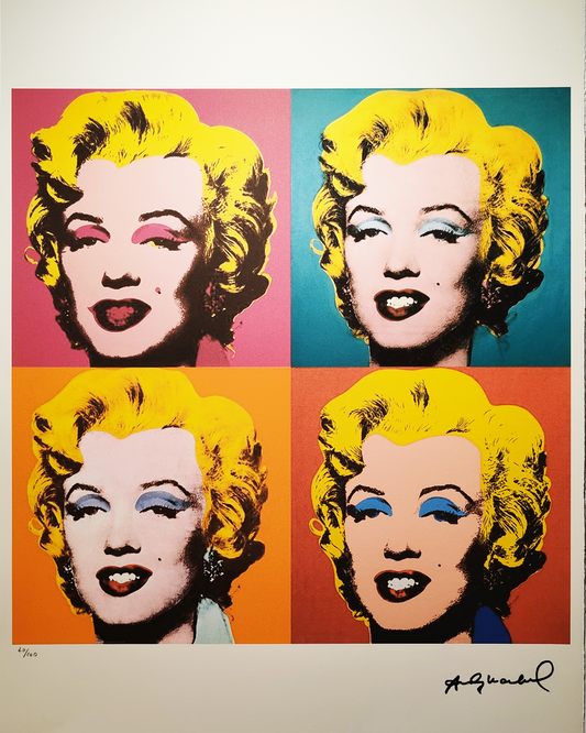 Andy Warhol "Marilyn" Limited Series Lithograph by Leo Castelli New York - 1980s