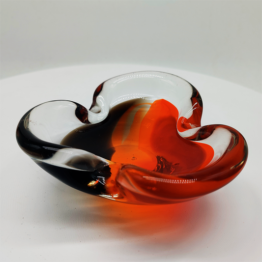 1960s Ashtray or Catch-all in Murano Glass by Flavio Poli for Seguso. Made in Italy.