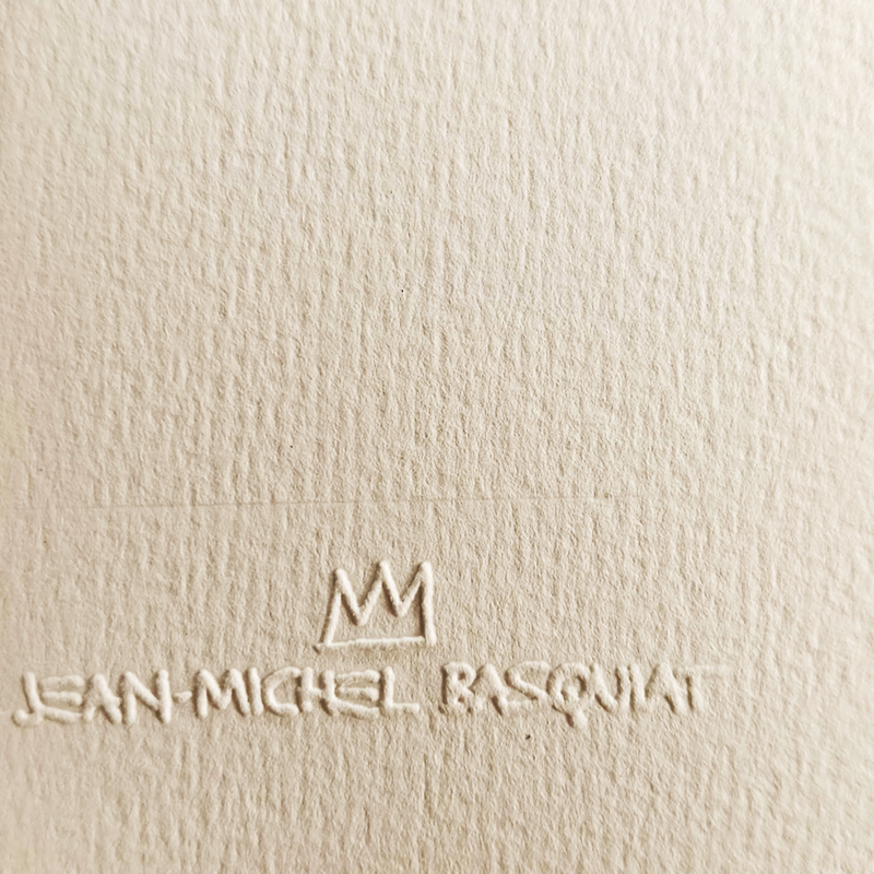 1990s Jean-Michel Basquiat Limited Edition Lithograph numbered in pencil.