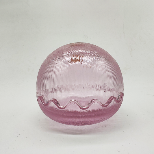 Vintage Pink Shell Crystal Jewelry Box by Edoardo dal Seno for Arnolfo di Cambio - 1970.