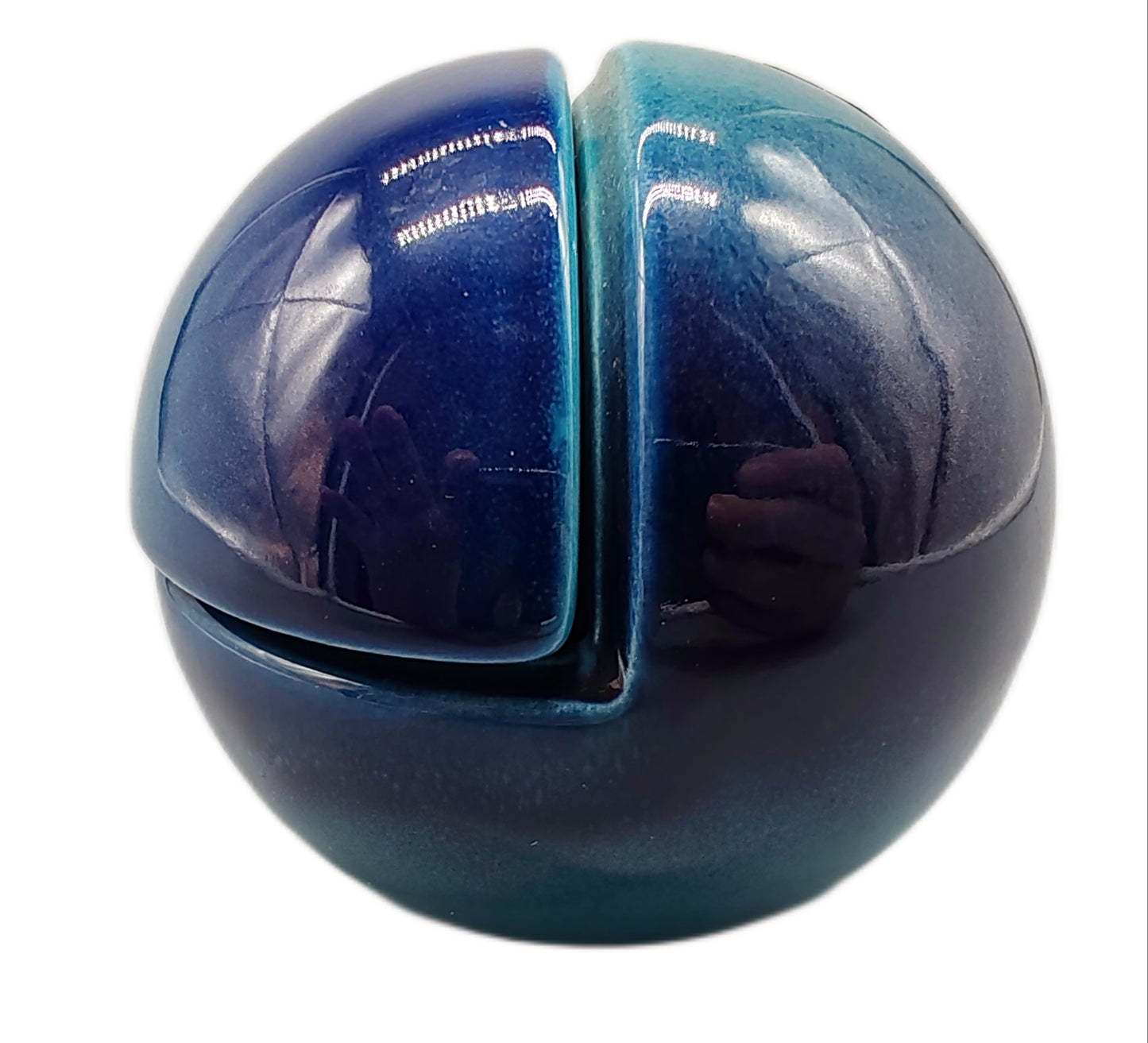 Space age sphere jewelry box by Emilio Cheveri. Made in Italy