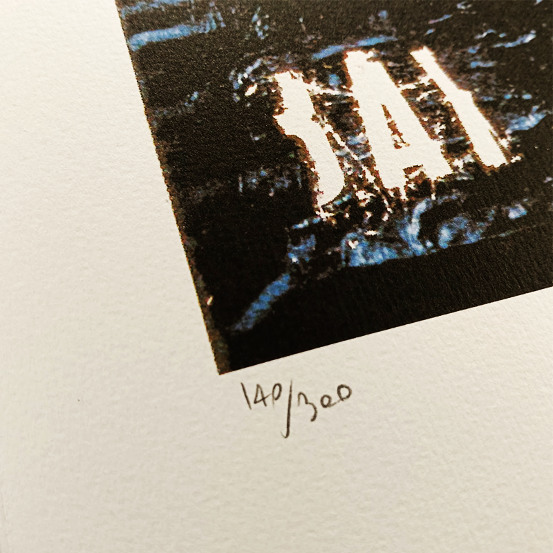 1990s Jean-Michel Basquiat Limited Edition Lithograph numbered in pencil.