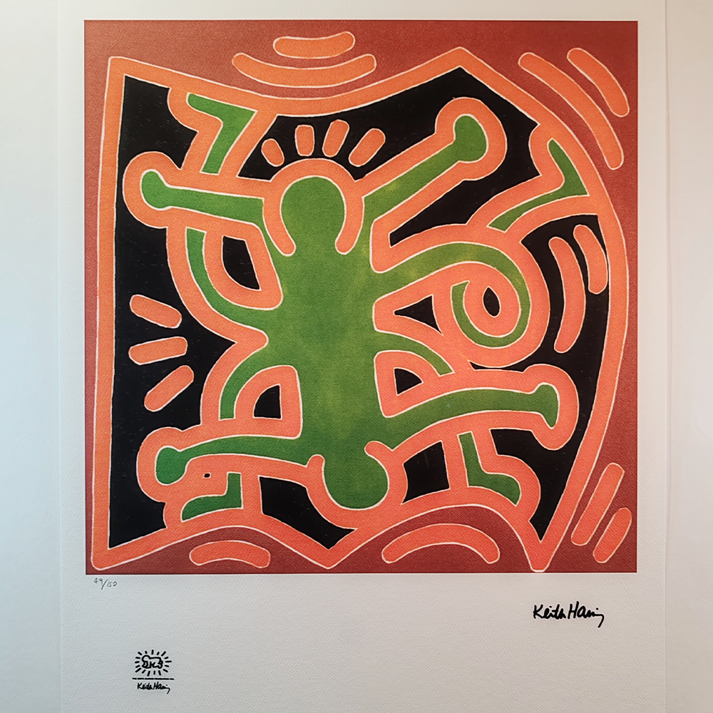 Keith Haring Limited Numbered Series Lithograph.