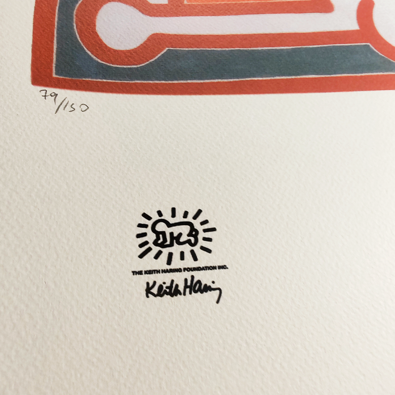 1990s Keith Haring Limited Edition Lithograph - Numbered in Pencil