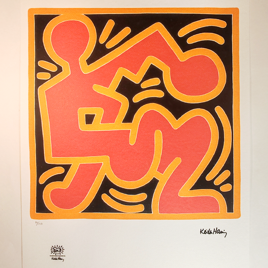 1990s Keith Haring Limited Edition Lithograph.