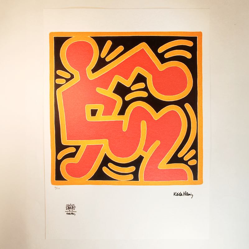 1990s Keith Haring Limited Edition Lithograph.