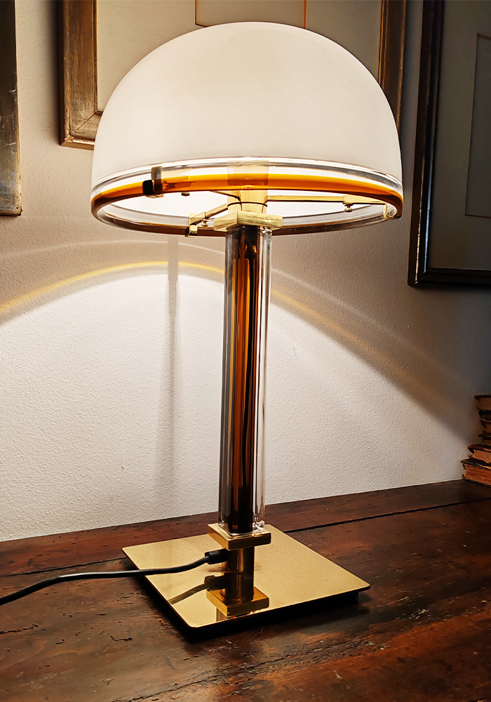 Astonishing Belboi Table lamp by Venini in Murano Hand Blown Glass - 1994