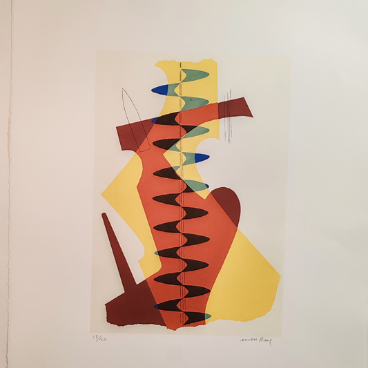 1970s Man Ray Limited Edition Lithograph.