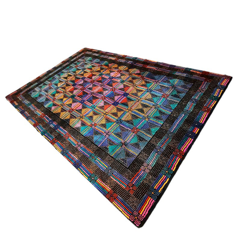 Geometric Rug by Missoni for T&J Vestor in pure Wool - 1980s