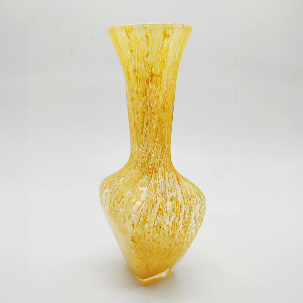 Vintage Vase Hand Carved in Murano glass by Silvestri - Arte Murano - 1960s