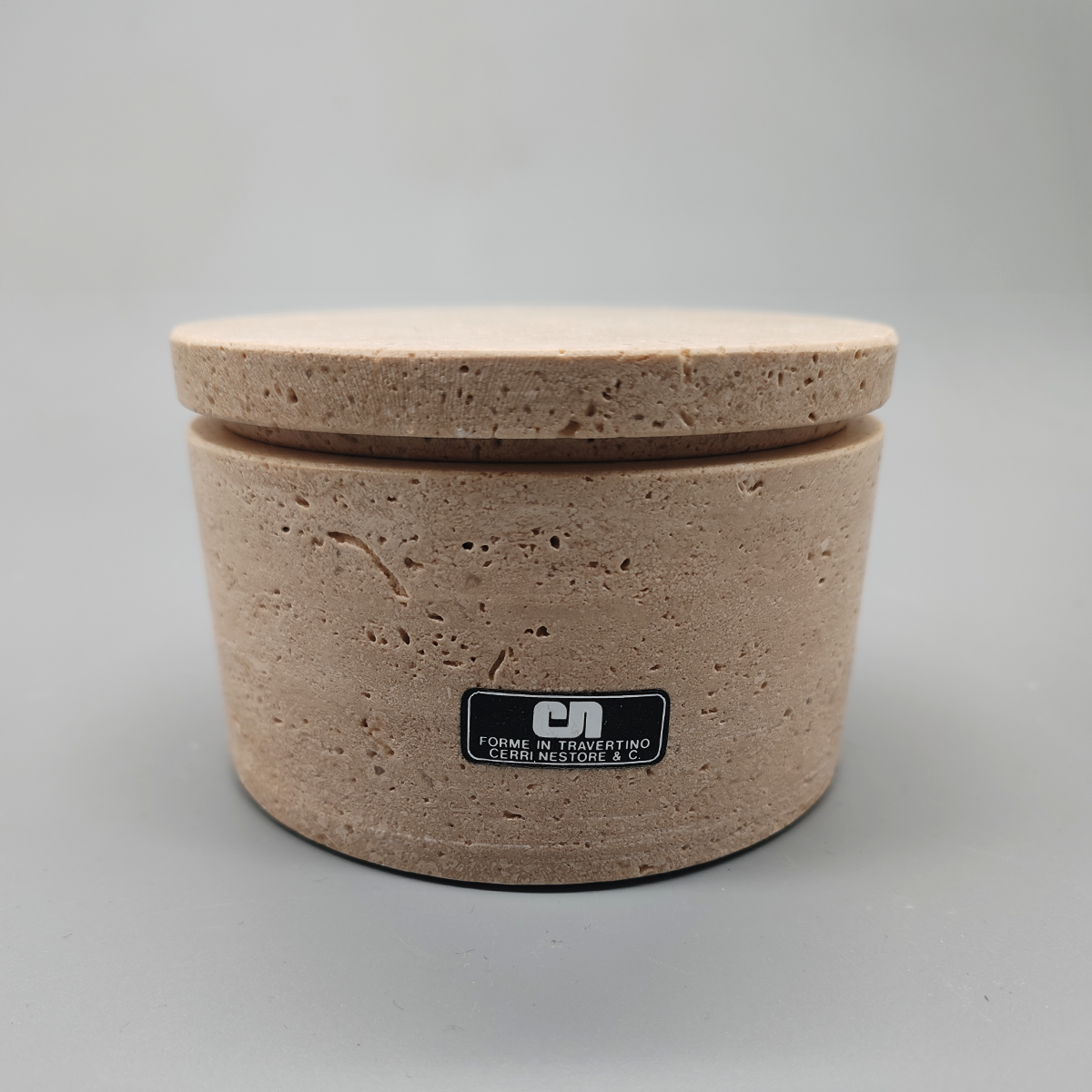 Box in Travertine by Cerri Nestore 1970s