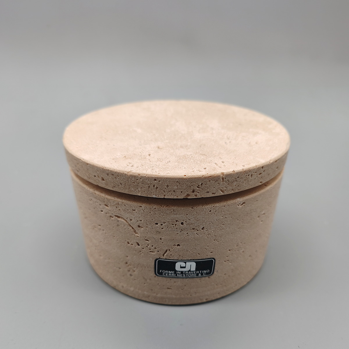 Box in Travertine by Cerri Nestore 1970s