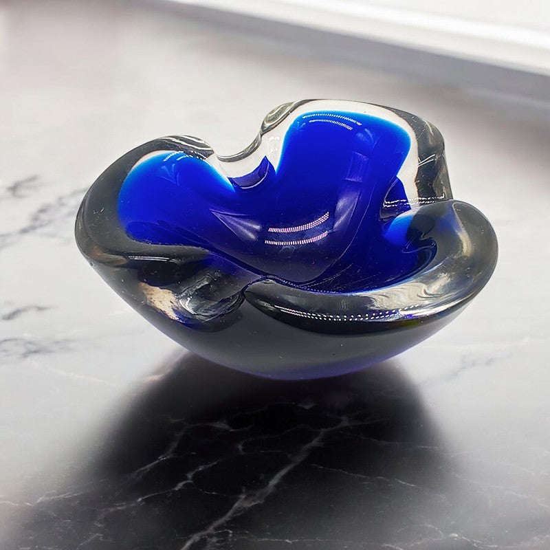 1960s Ashtray or Catch-all in Murano Glass by Flavio Poli for Seguso. Made in Italy.