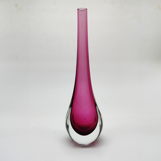 Vintage Purple Vase in Murano Glass by Flavio Poli for Seguso - 1960.