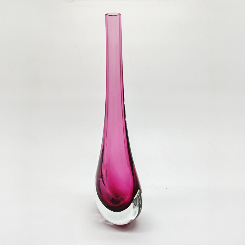 Vintage Purple Vase in Murano Glass by Flavio Poli for Seguso - 1960.