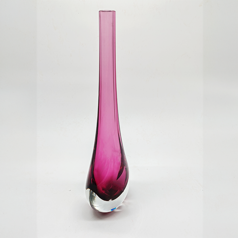 Vintage Purple Vase in Murano Glass by Flavio Poli for Seguso - 1960.