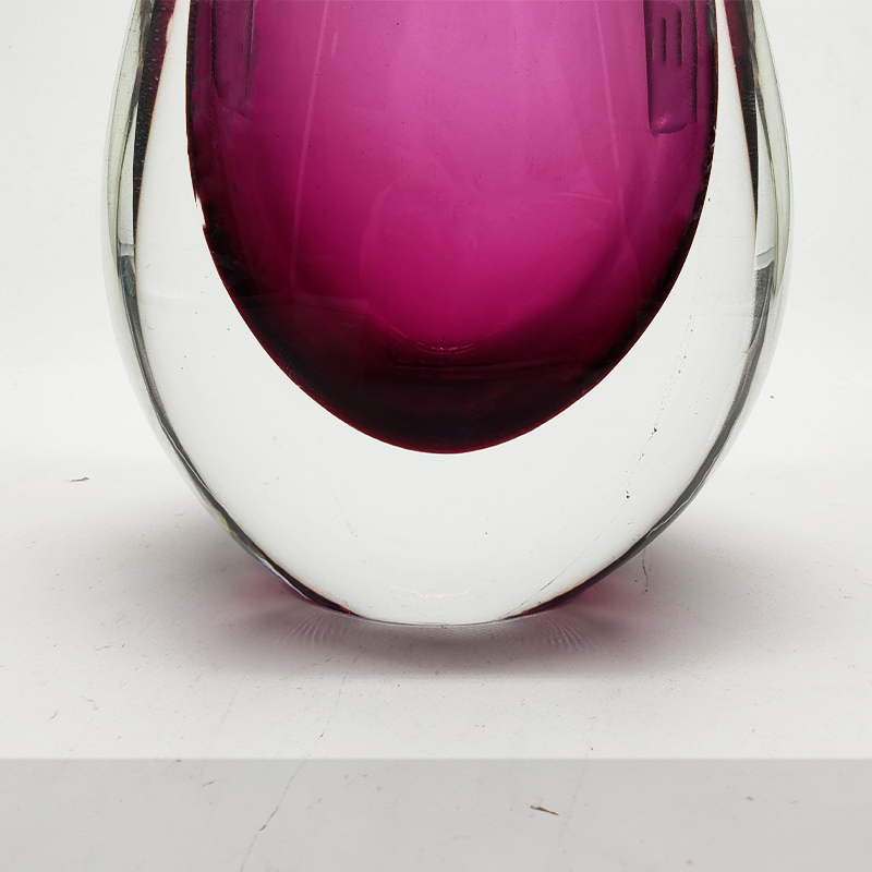 Vintage Purple Vase in Murano Glass by Flavio Poli for Seguso - 1960.