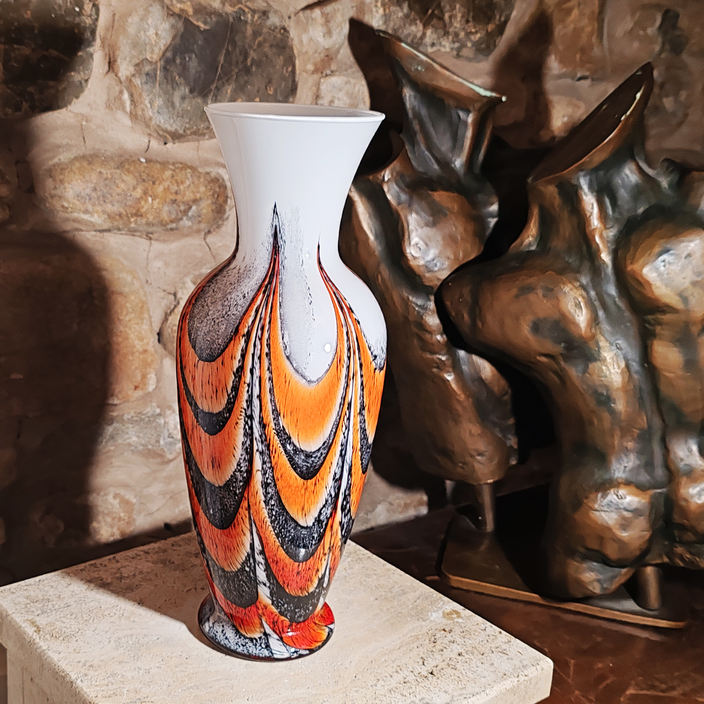 Vase in Murano Glass by Carlo Moretti - 1970s