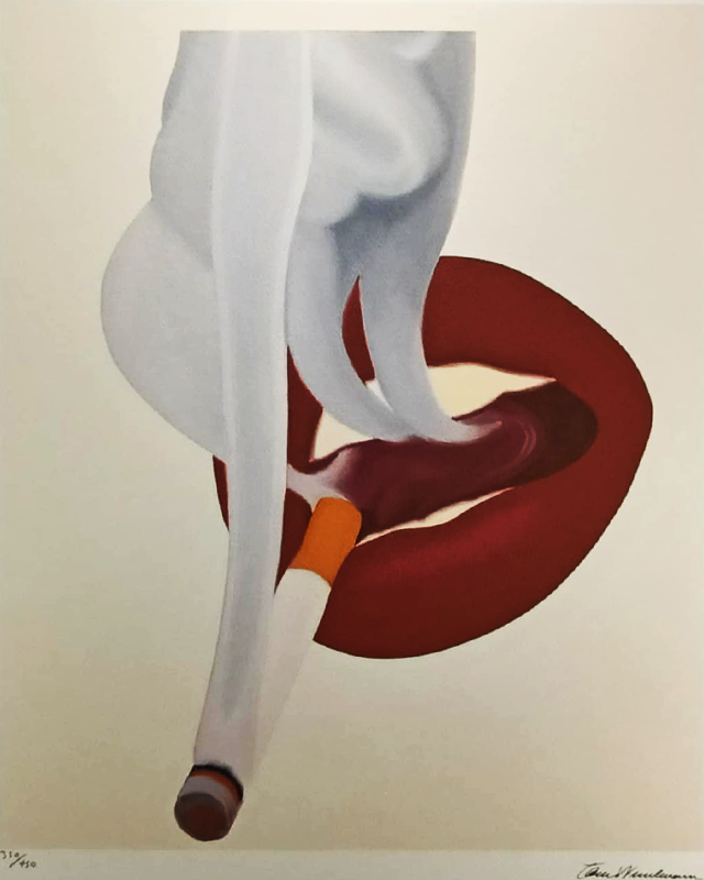 1980s Tom Wesselmann Limited Edition Lithograph.