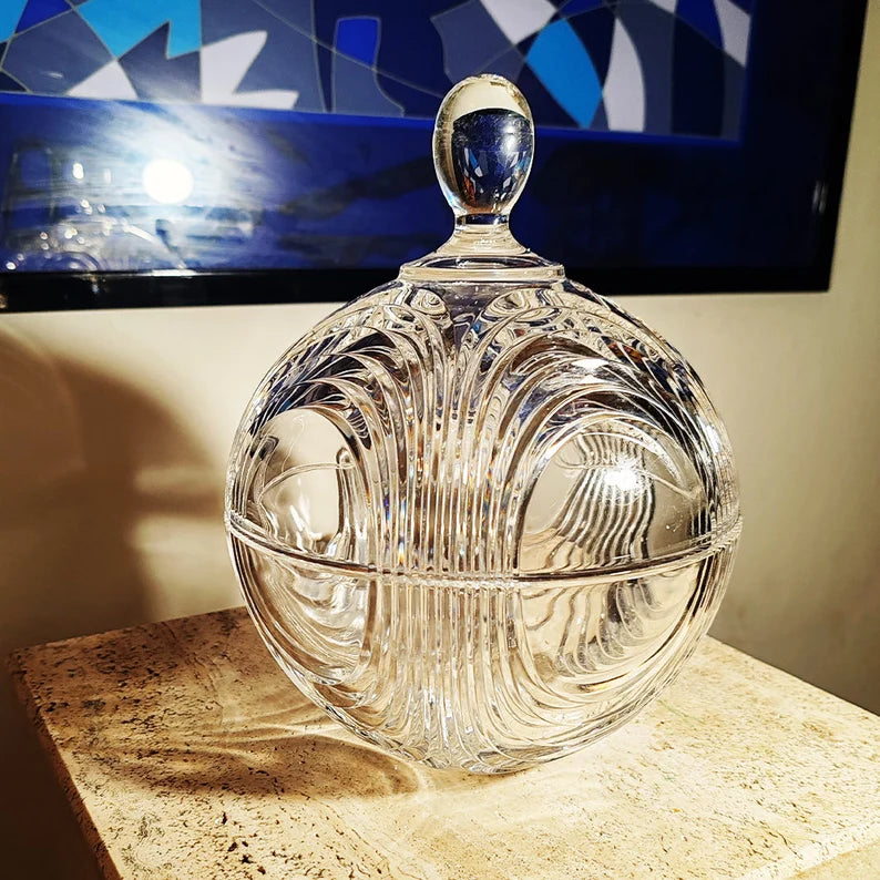 Fantastic Jewelry holder - Candy holder in Crystal. Made in Italy.