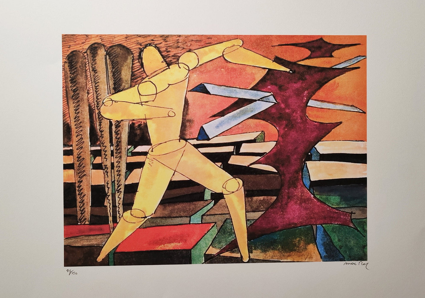 1976 Man Ray limited series Lithograph - Signature and Numbered in Pencil.