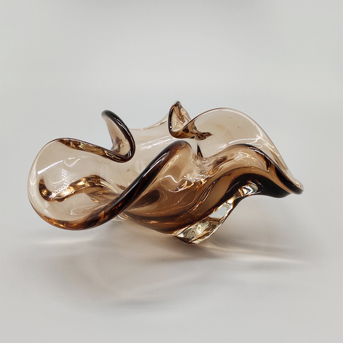 1960s Big Ashtray - Catch-all in Murano Glass by Flavio Poli