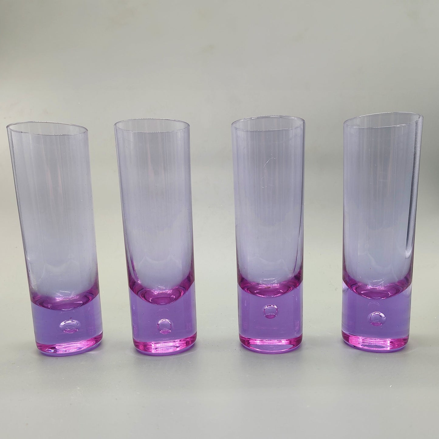 Vintage Crystal set with Ice Bucket and 4 Glasses by VB Kristall - 1970s