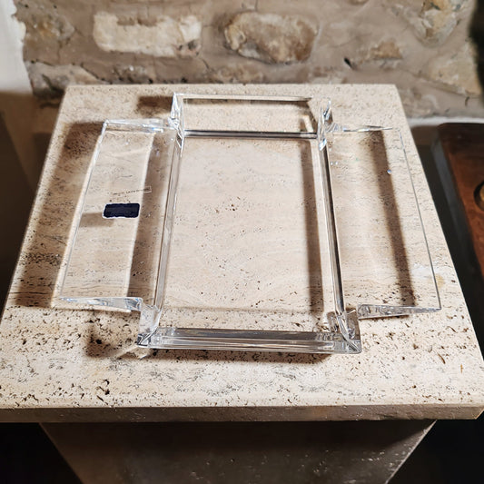 Vintage Ashtray or Catch-all in Crystal by Laura Griziotti for Arnolfo di Cambio - 1970s