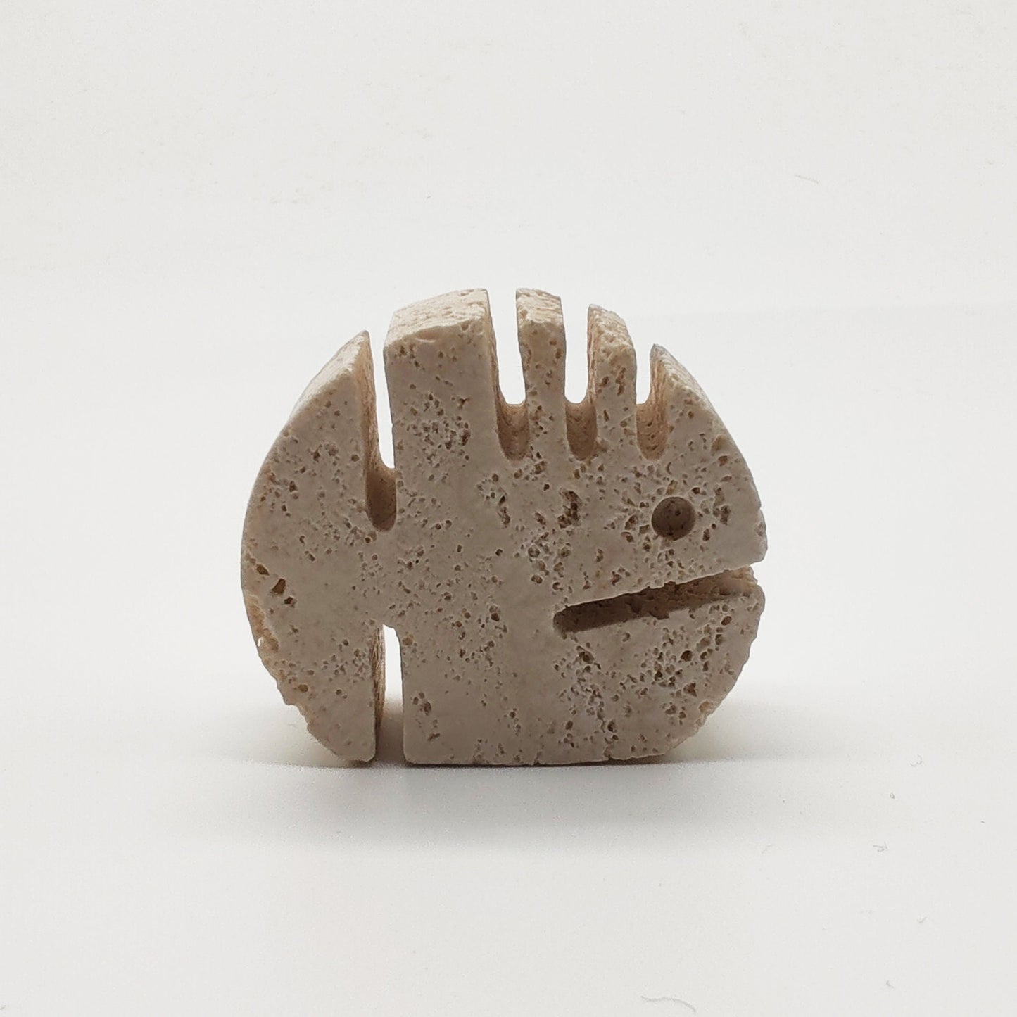 Vintage Travertine Sculptures by Enzo Mari for F.lli Mannelli - set of 3 - Small size - 1970s