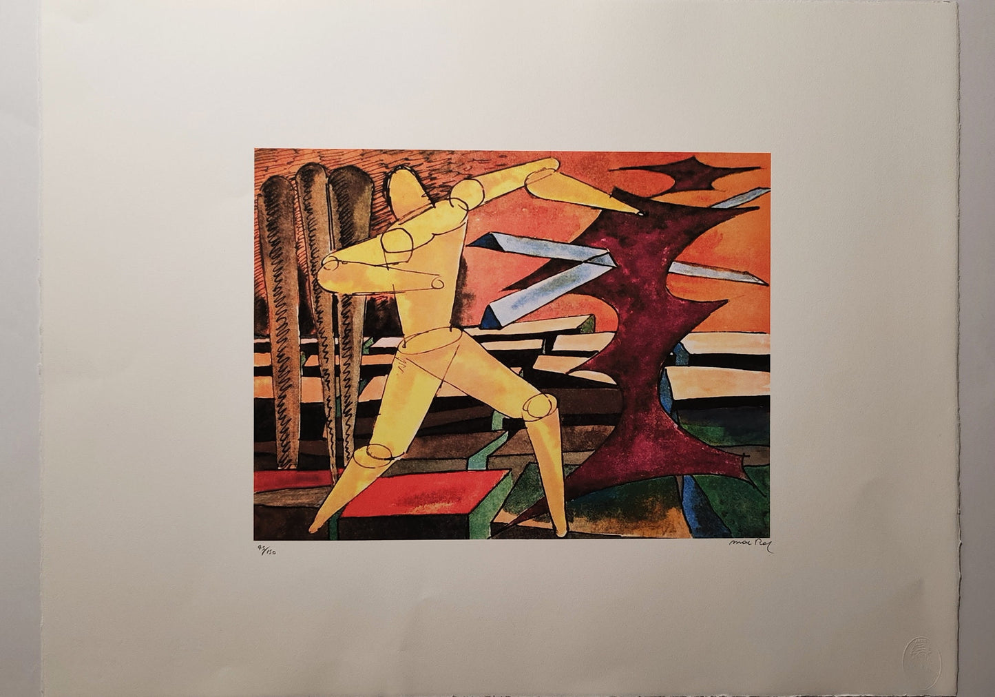 1976 Man Ray limited series Lithograph - Signature and Numbered in Pencil.