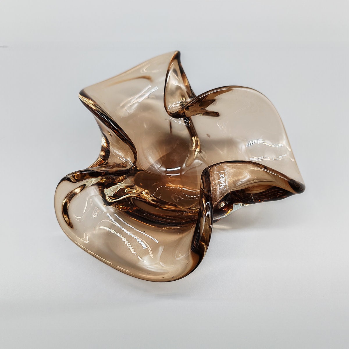 1960s Big Ashtray - Catch-all in Murano Glass by Flavio Poli