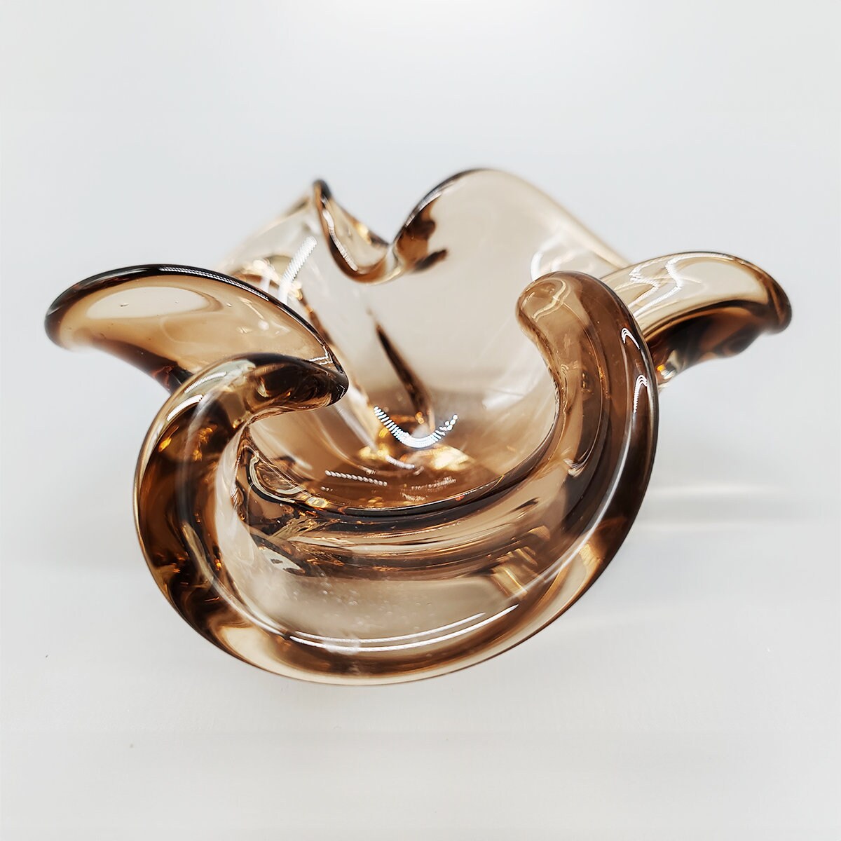 1960s Big Ashtray - Catch-all in Murano Glass by Flavio Poli