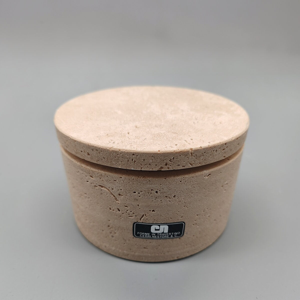 Vintage Box in Travertine by Cerri Nestore - 1970s