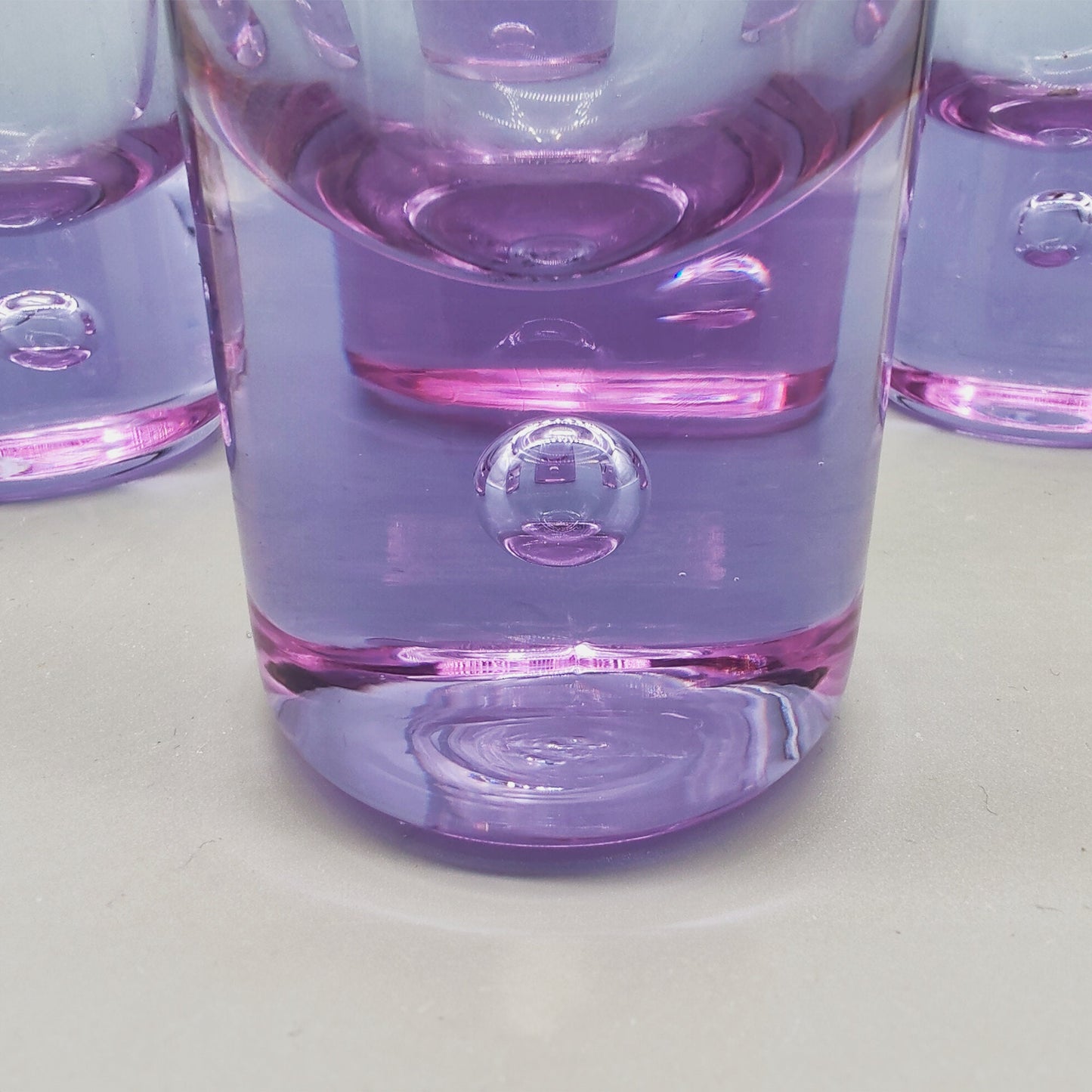 Vintage Crystal set with Ice Bucket and 4 Glasses by VB Kristall - 1970s