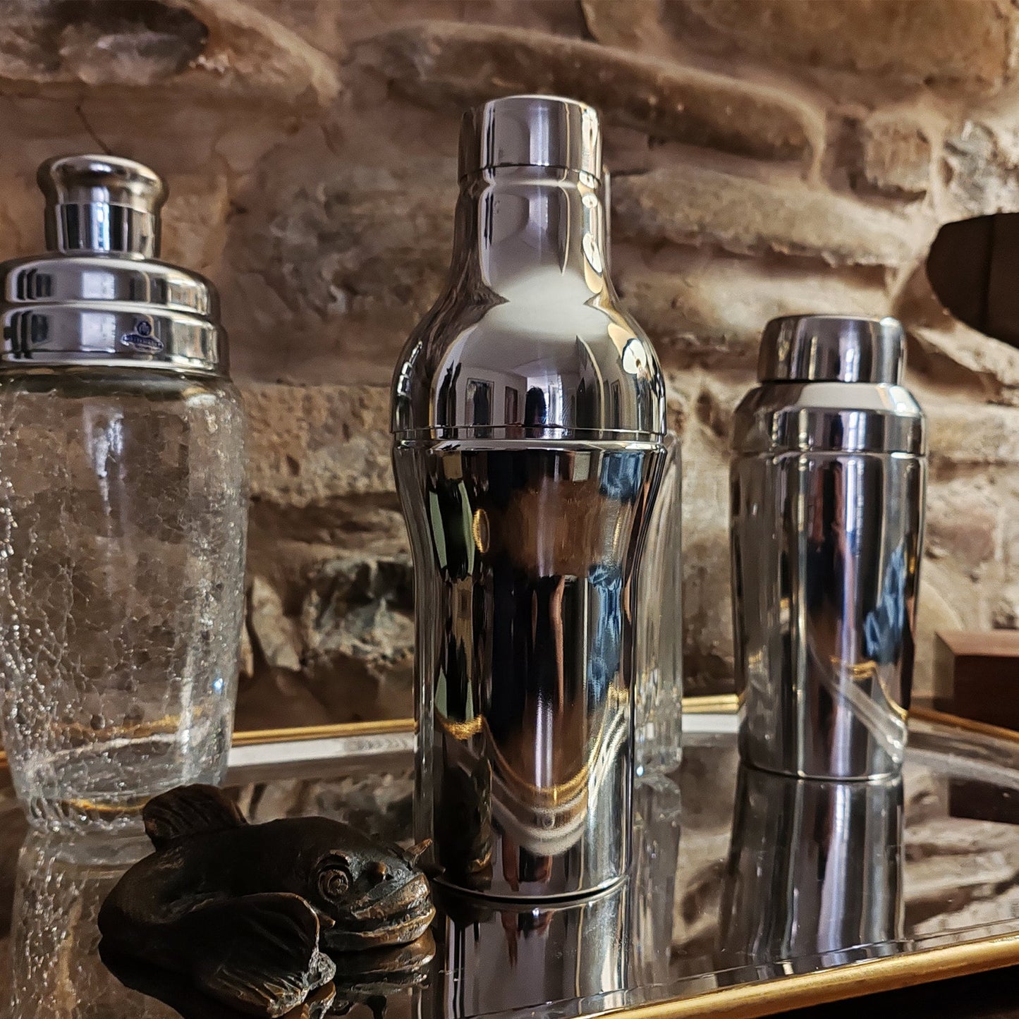 Vintage Cocktail Shaker by Fratelli Calderoni -1970s