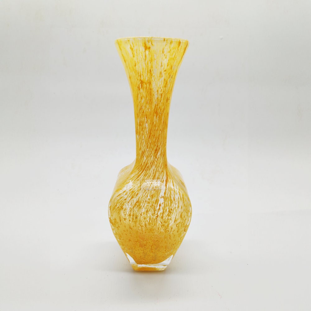 Vintage little Vase Hand Carved in Murano glass by Silvestri - Arte Murano -1960s