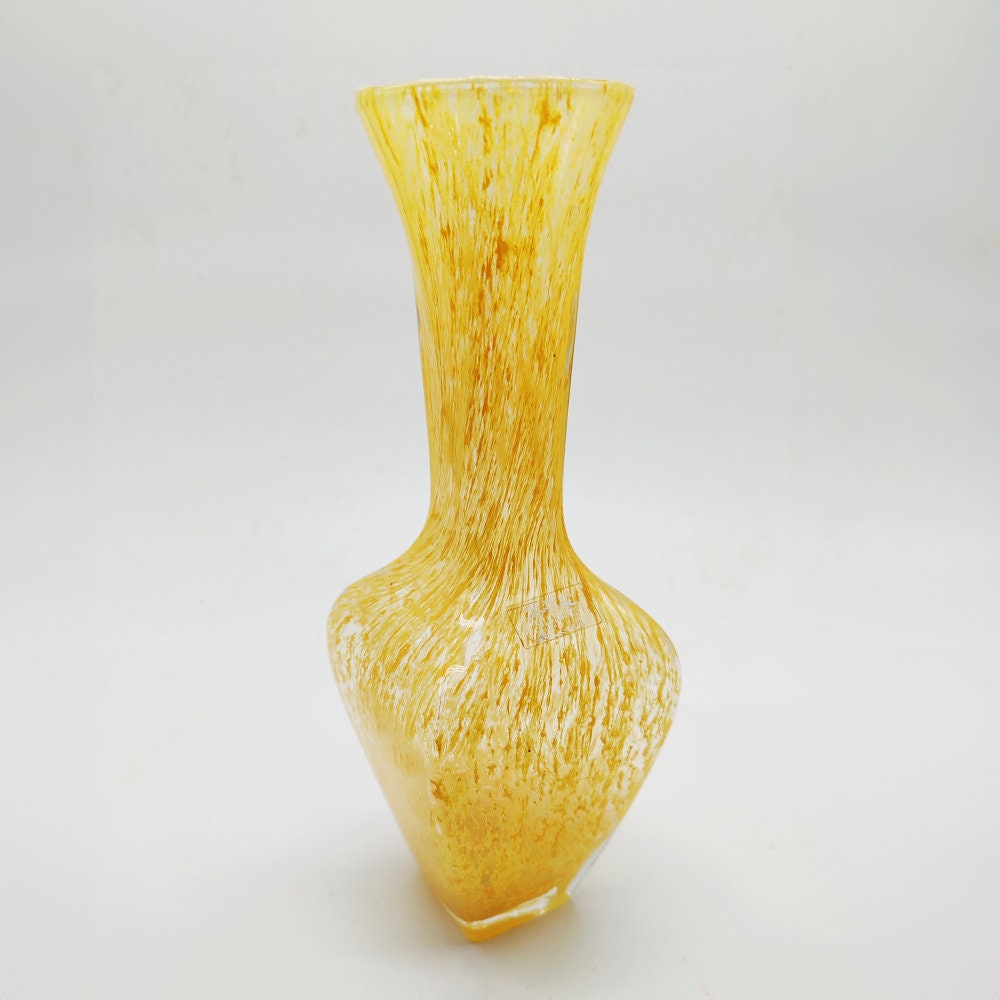 Vintage little Vase Hand Carved in Murano glass by Silvestri - Arte Murano -1960s