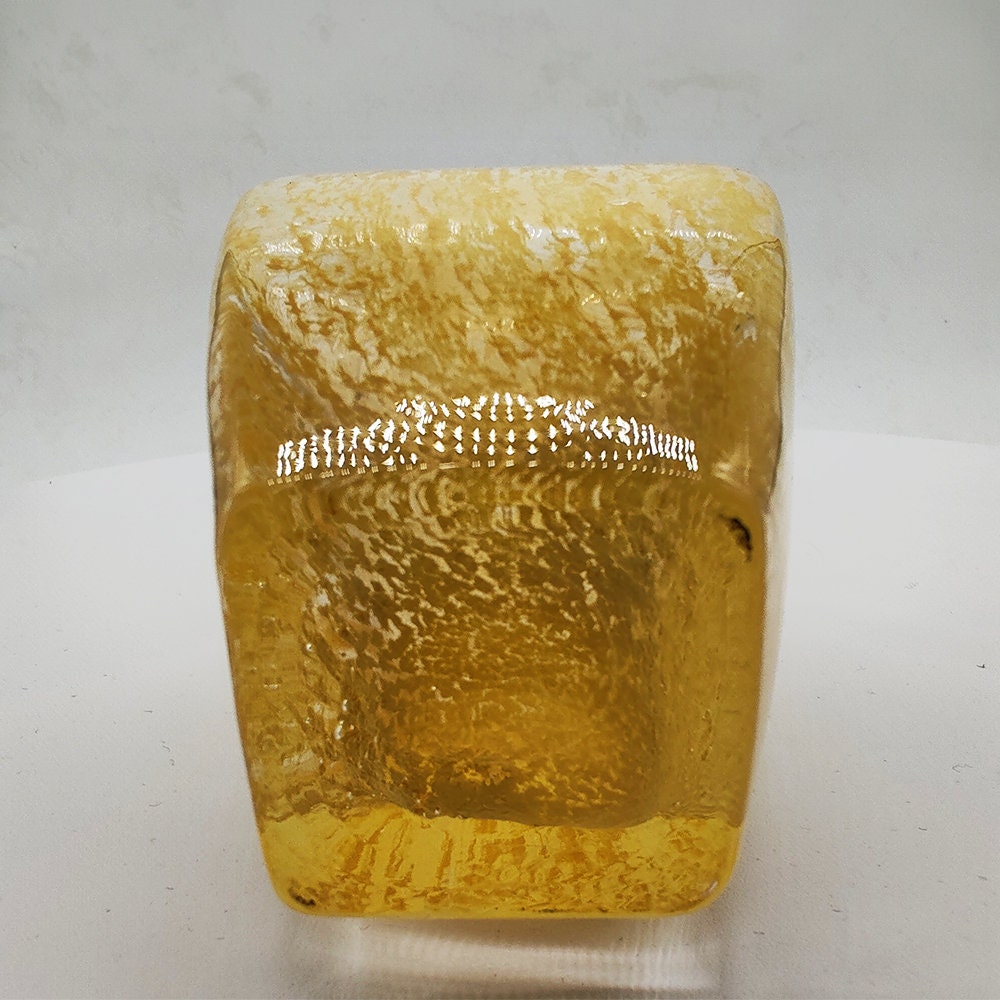 Vintage little Vase Hand Carved in Murano glass by Silvestri - Arte Murano -1960s