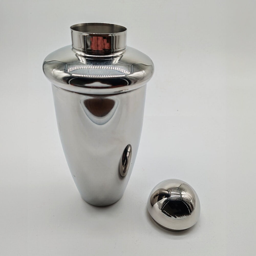 Vintage Space Age Cocktail Shaker in Stainless Steel - 1970s.